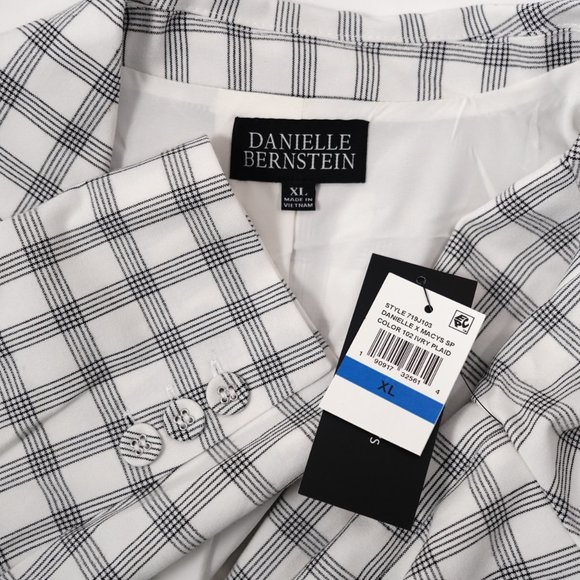 Danielle Bernstein Cropped Suit Blazer, XL - Picture 3 of 4